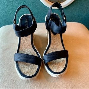 Lauren Ralph Lauren Black/Tan Wedges